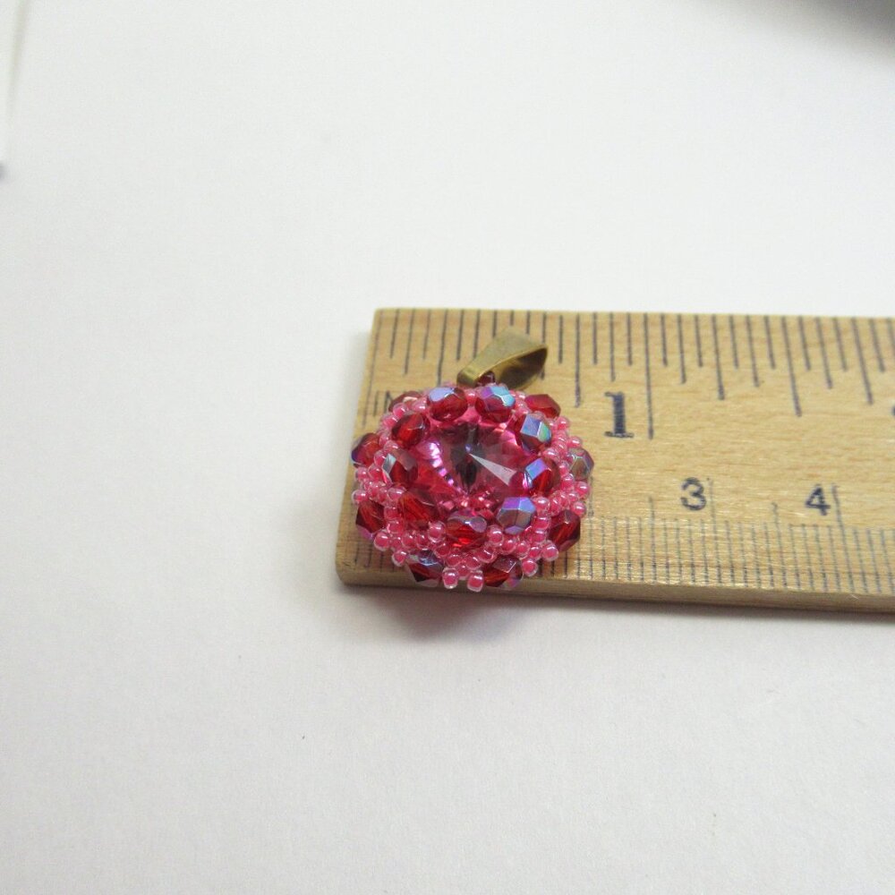 Handmade Rivoli Pendant - Picture 7 of 10